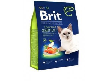 Brit Premium Cat by Nature Sterilized Salmon 800g