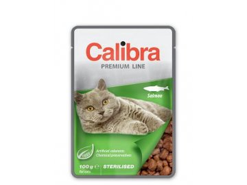 Calibra Cat kapsa Premium Sterilised Salmon 100g