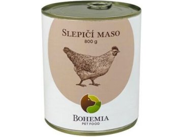 BOHEMIA Slepičí maso ve vlastní šťávě 800g