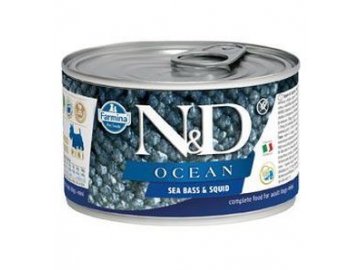 N&D DOG OCEAN Adult Codfish & Squid Mini 140g