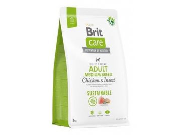 Brit Care Dog Sustainable Adult Medium Breed 3kg