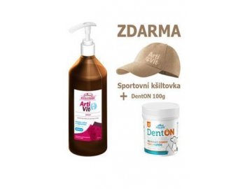 VITAR Veterinae ArtiVit 1000ml + DentOn 100g + kšiltovka béžová