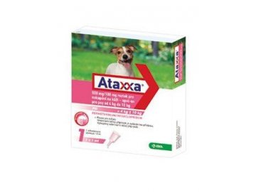 Ataxxa Spot-on Dog M(4-10kg)500mg/100mg 1x1ml