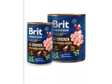 Brit Premium Dog by Nature konz Chicken & Hearts 400g