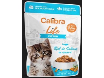 Calibra Cat Life kapsa Kitten Salmon in gravy 85g