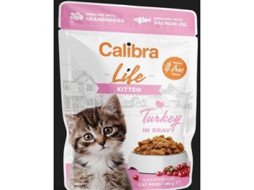 Calibra Cat Life kapsa Kitten turkey in gravy 85g