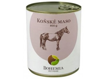 BOHEMIA Koňské maso ve vlastní šťávě 800g