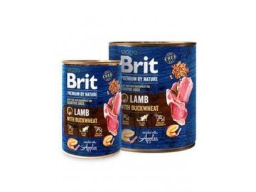 Brit Premium Dog by Nature konz Lamb & Buckwheat 800g