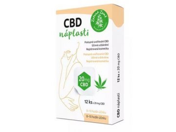 CBD náplasti 12 ks