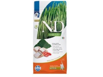 N&D CAT SPIRULINA Kitten Herring & Wolfberry 1,5kg