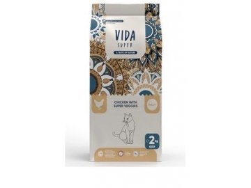 Kraftia VIDA SUPER CAT Adult Ster. Chicken&Veggies 2kg