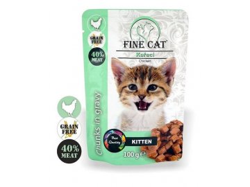 Fine Cat Kitten kapsa