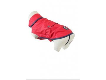 Obleček pláštěnka pro psy ST MALO červená 55cm Zolux