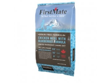 First mate chicken with blueberries