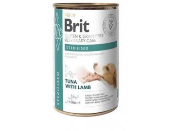Brit VD Dog GF konz. Sterilised 400g