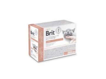 Brit VD Cat Pouch fillets in Gravy Renal 12x85g