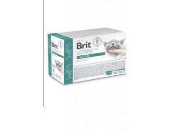 Brit VD Cat Pouch fillets in Gravy Sterilised 12x85g