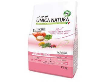 Unica Natura Dog Unico Maxi Salmon rice and peas 12kg