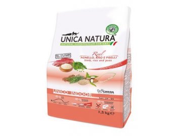 Unica Natura Cat Indoor Lamb, rice and peas 1,5kg