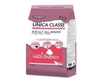 Unica Classe Dog Adult All Breeds High Ener. Beef 12kg