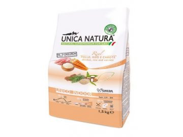 Unica Natura Cat Indoor Chicken, carrot, rice 1,5kg