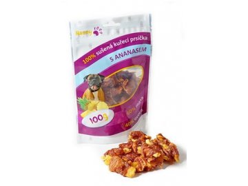 Hanny food sušená kuřecí prsíčka s ananasem 100g