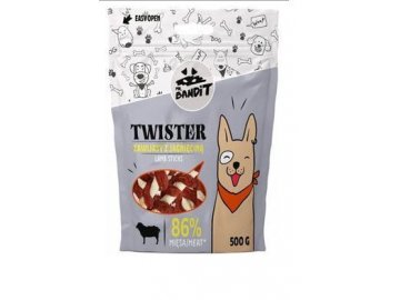 VetExpert Mr.Bandit pochoutka TWISTER jehněčí tyč 500g