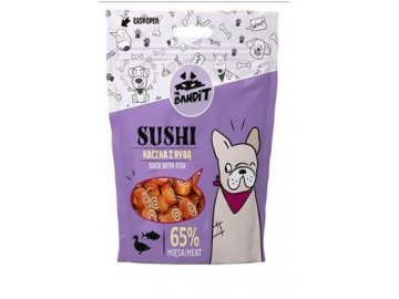 VetExpert Mr.Bandit pochoutka SUSHI kachna a ryba 80g