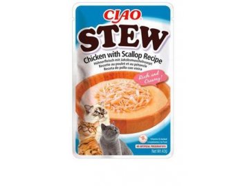 Churu Cat CIAO Stew Chicken with Scallop Recipe 40g