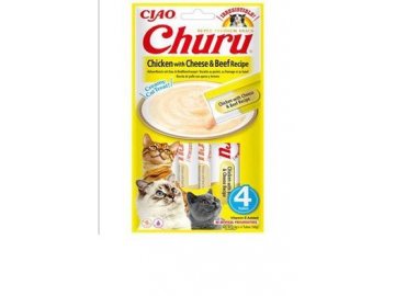 Churu Cat Chicken with Beef & Cheese Recipe 4x14g