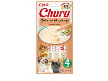 Churu Cat Chicken with Salmon Recipe 4x14g