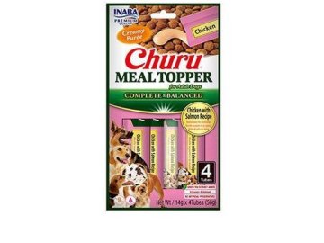 Churu Dog Meal Topper Chicken with Salmon Recipe 4x14g