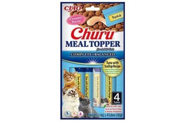 Churu Cat Meal Topper Tuna with Scallop Recipe 4x14g