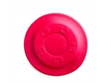 Hračka pes létající talíř Frisbee červené 22 cm