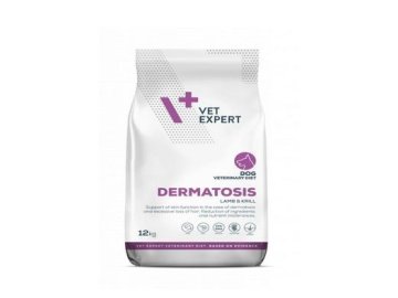 VetExpert VD 4T Dermatosis Dog Lamb&Krill 12kg