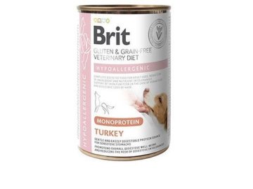 Brit VD Dog GF konz Hypoallergenic Monoprotein Turkey 400g