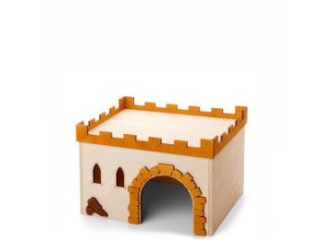 Dřevěný domek pro morčata,Hrad č. 3