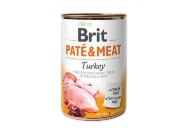 Brit Dog konz Paté & Meat Turkey 800g