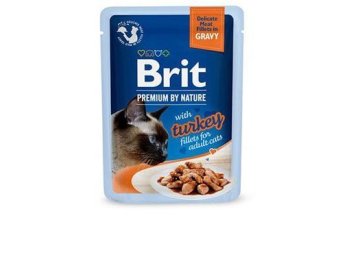 Brit Premium Cat D Fillets in Gravy with Turkey 85gNEW