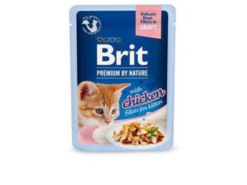 Brit Premium Cat D Fillets in Gravy for Kitten 85g