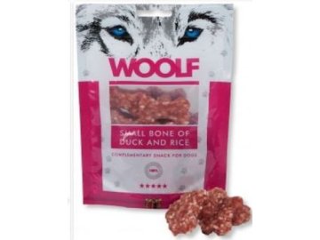 Pochoutka WOOLF Small Bone of Duck and Rice 100g  SLEVA EXSPIRACE 12.08.2025