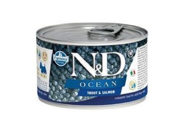 N&D DOG konz. OCEAN Adult Trout & Salmon Mini 140g