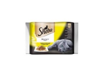 Sheba kapsa Delikatesse drůbeží výběr v želé 4x85g