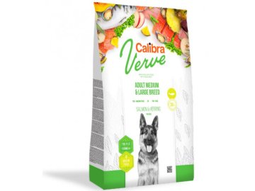 calibra dog verve gf adult ml salmonherring 12kg