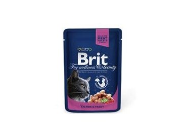 Brit Premium Cat kapsa with Salmon & Trout 100g