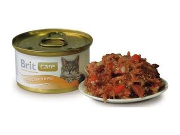 Brit Care Cat konzerva kuřecí prsa a sýr 80g
