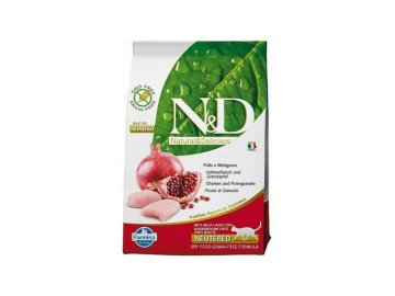 nd grain free cat neutered chicken and pomegranate