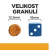 hills cd canine velikost granulí