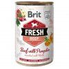 Brit Dog Fresh konzerva Beef with Pumpkin 400g