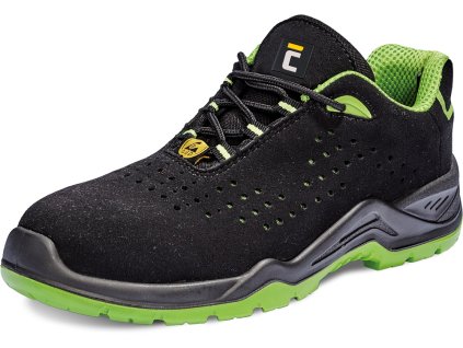 Poltopánky HALWILL MF ESD S1P SRC, čierna